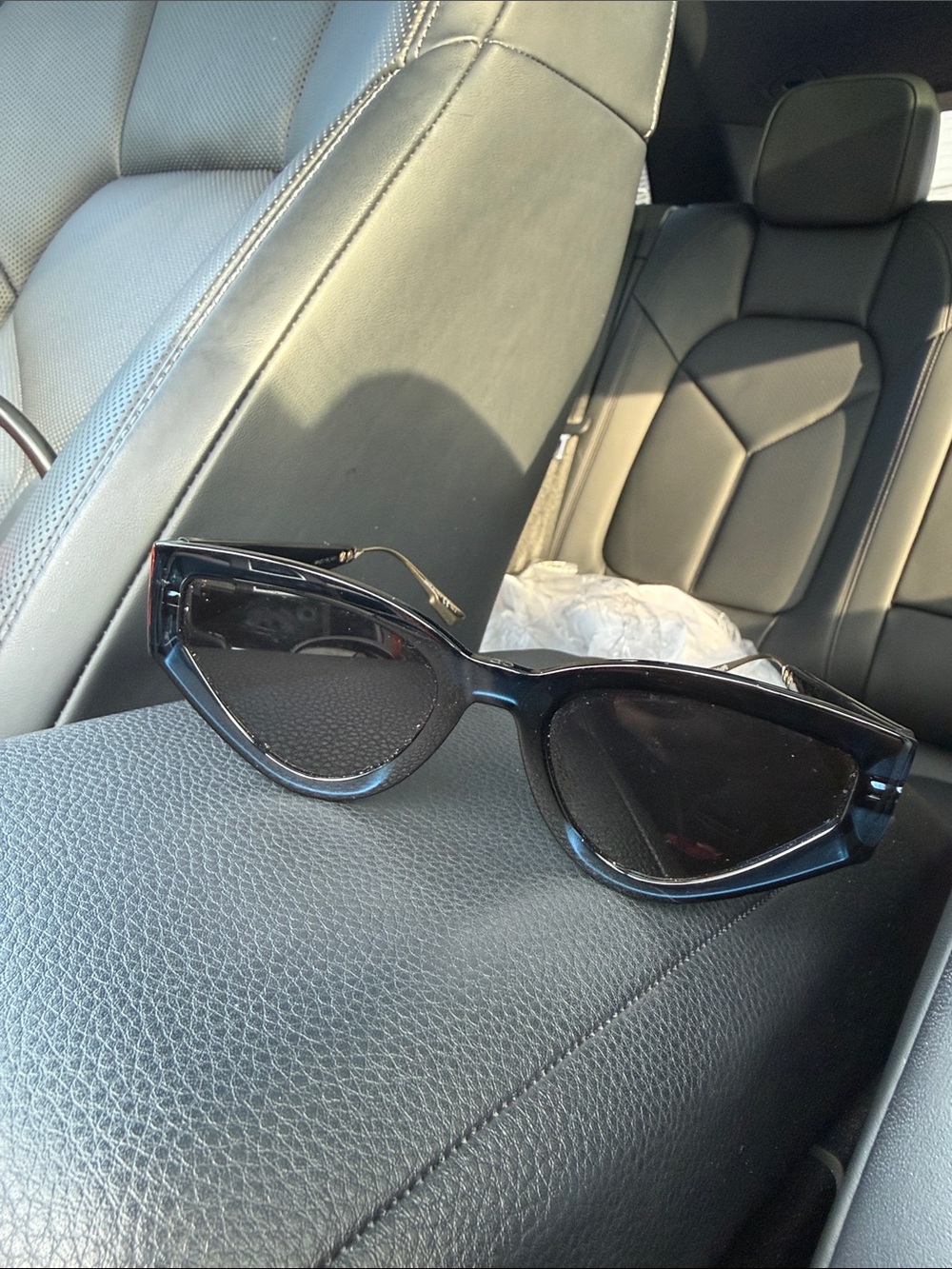 Dior Navy Cat-Eye Women's Sunglasses - Picture 6 of 8